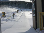 Canaan Valley Tube Park snow making